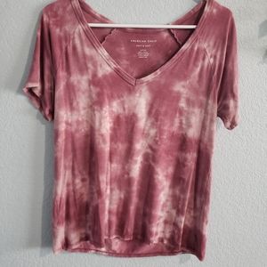Tie Dye V-neck